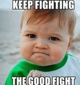 fighting the good fight meme