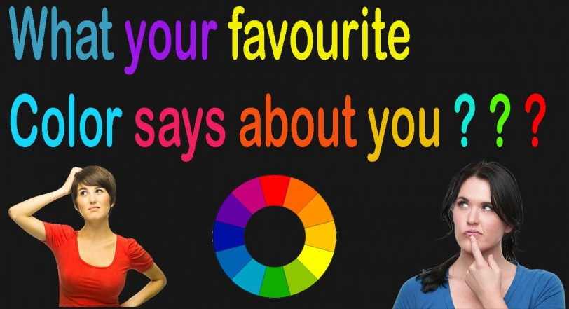 The image contains two women who are wondering what their favorite colors are.