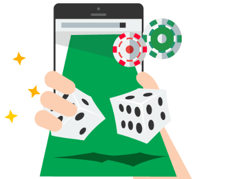 Online Craps on a mobile device