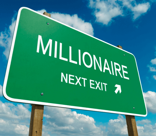 How to be a Millionaire sign post