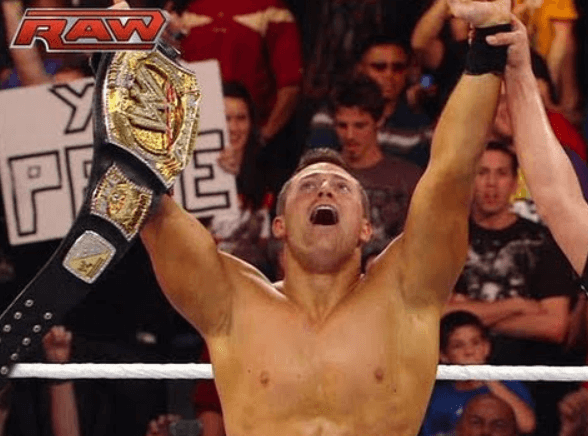 Pic of The Miz winning WWE Championship