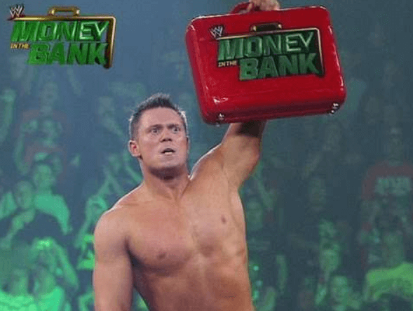 Pic of the Miz winning the Money in the bank