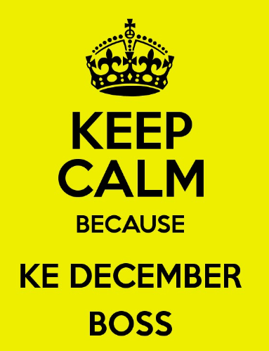 Welcome to December