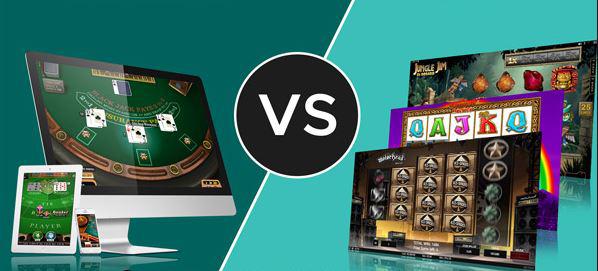 Online Table Games or Online Slots, Who Wins?