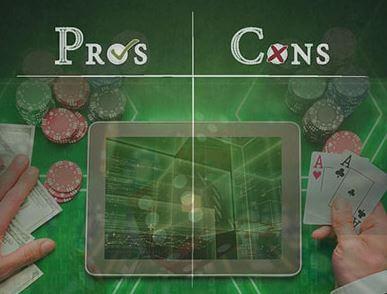 Real Money Online Casino Gambling, the good and the bad