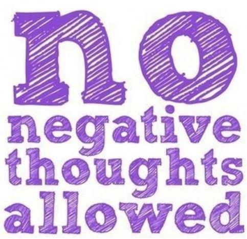 Negative Thoughts get rid of them